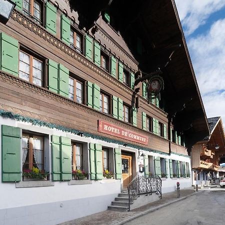 Hotel De Commune Gstaad Bagian luar foto