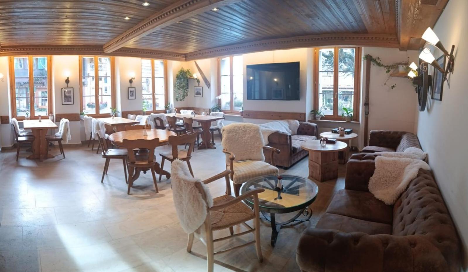 Hotel De Commune Gstaad Bagian luar foto